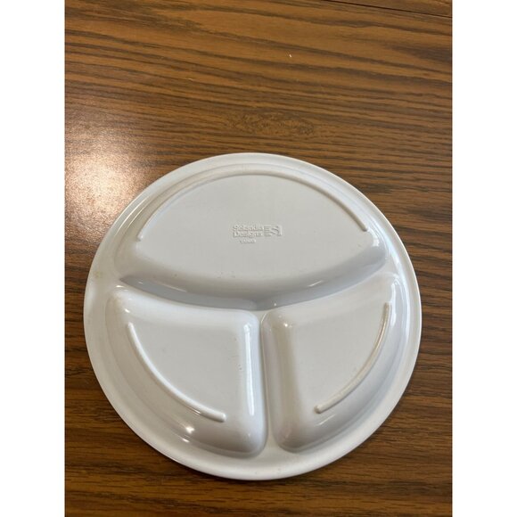 Vintage 1984 Pluto Micky Mouse Minnie Mouse Donald Duck sectioned plate - Picture 2 of 3